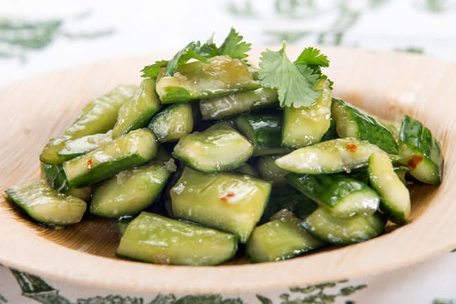 (不辣)爽口拍黄瓜(Non-Spicy)Smashed Cucumber